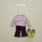 (Pre-order) Soybean Kids Winter - Puffy Contrast Flare Set 퐁실배색플레어세트 (3 Colors)