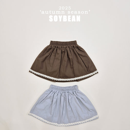 (Pre-order) Soybean Kids - Love Frill Skirt 러브스커트 (2 Colors)
