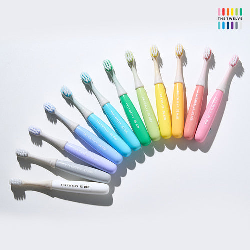 (The Twelve) Kids’ Toothbrush Set: Step 2 (Toddler) (12pcs)