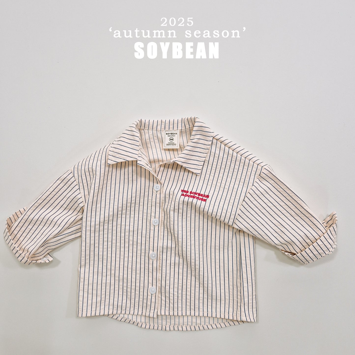 (Pre-order) Soybean Kids - Stra Comfort Stripe Shirt (2 Colors)