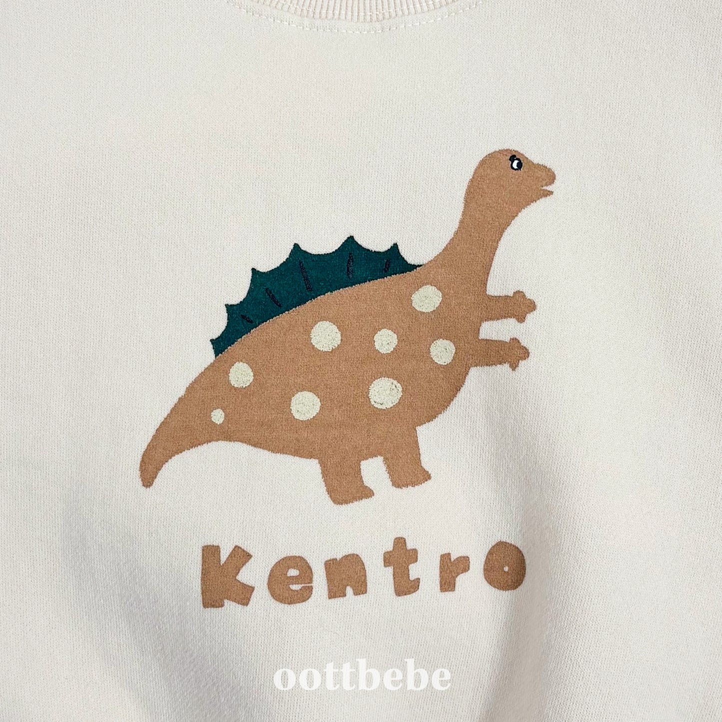 (Pre-order) OOTTBEBE Winter - Dino Friends Fleece Sweatshirt 공룡맨투맨(양기모) 4 Colors)