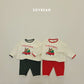 (Pre-order) Soybean Kids Winter - Merry Mongle Loose Pajama Set 메리몽글루즈실내복 (2 Colors)