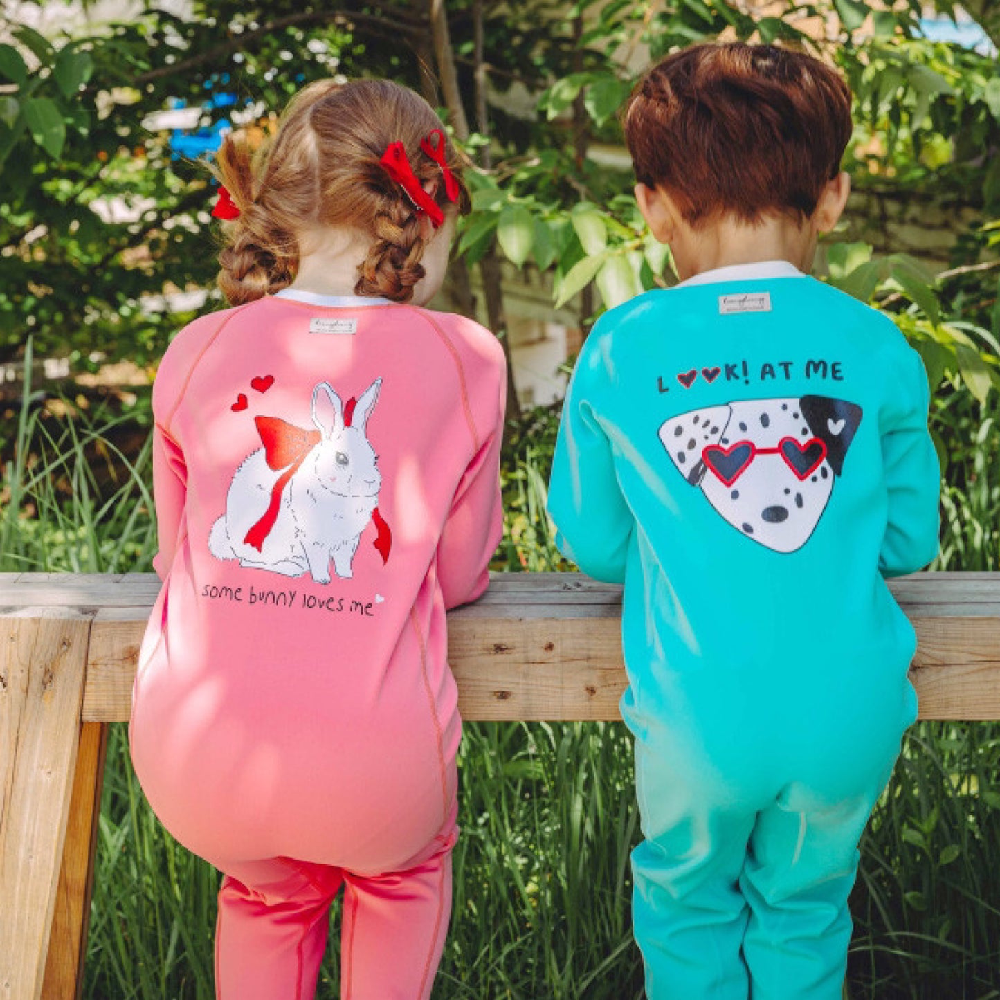 (Pre-order) KoongsKoongs Kids’ Premium Tok Tok Warm All-in-One Rash Guard (Dalmatian)