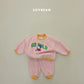 (Pre-order) Soybean Kids Winter - Baby Polar Bear Fleece Top & Bottom Set 아기백곰플리스상하복 (2 Colors)