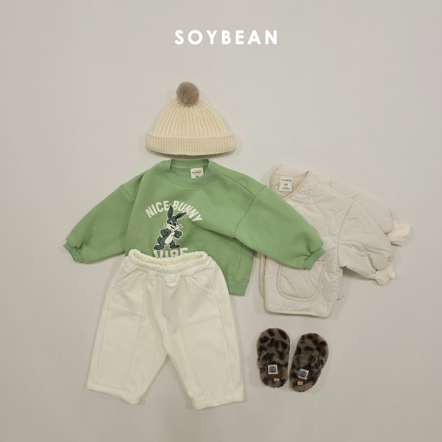 (Pre-order) Soybean Kids Winter - Puffy Cozy Barrel Jacket 몽글몽글항아리자켓 (3 Colors)