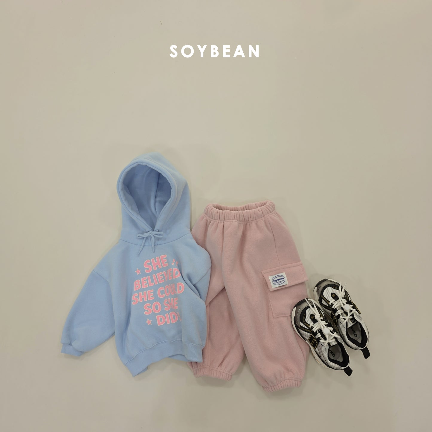 (Pre-order) Soybean Kids Winter - Super Barrel Fleece Jogger Pants 슈퍼항아리플리스조거 (4 Colors)