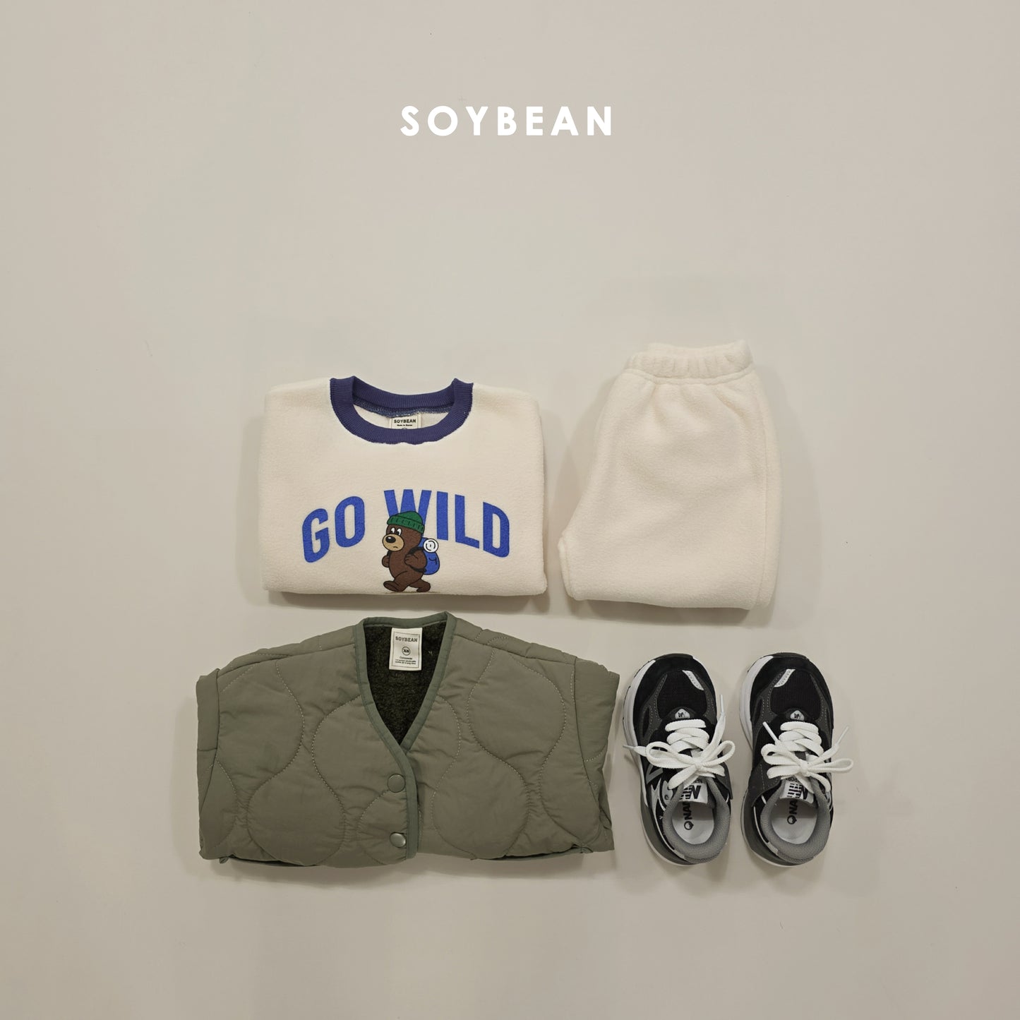 (Pre-order) Soybean Kids Winter - Puffy Cozy Barrel Jacket 몽글몽글항아리자켓 (3 Colors)