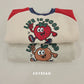 (Pre-order) Soybean Kids Winter - Fruit Raglan Fleece-Lined Sweatshirt 과일양기모맨투맨 (2 Colors)