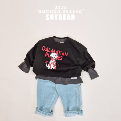 (Pre-order) Soybean Kids - Dalmatian Sweatshirt 달마시안맨투맨 (2 Colors)