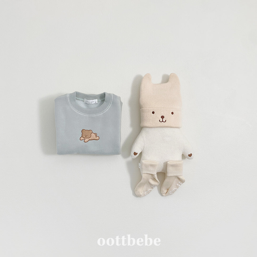 (Pre-order) OOTTBEBE Winter - Cozy Bear Full Suit 쿨쿨베어전신슈트 (2 Colors)
