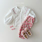 (Pre-order) Daily Bebe - Kids’ Embroidered Collar Blouse 자수카라 블랑