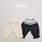 (Pre-order) Soybean Kids - Lace Layered Frill Pants 레이스캉프릴팬츠 (2 Colors)