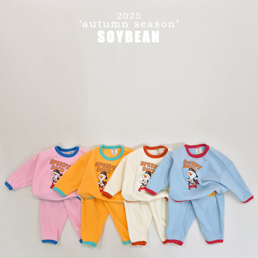 (Pre-order) Soybean Kids - Speed Duck Top & Bottom Set 스피드덕상하복 (4 Colors)