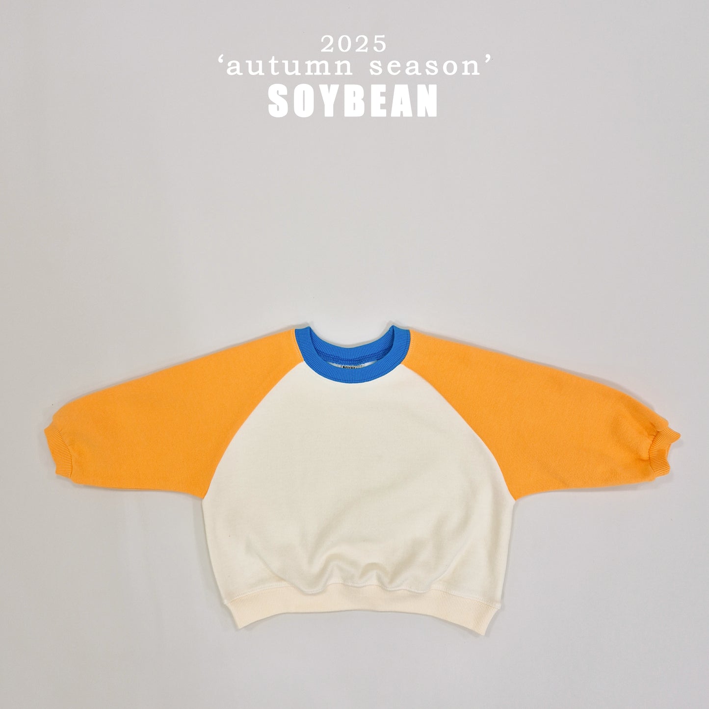 (Pre-order) Soybean Kids - Color Pang Sweatshirt 컬러팡맨투맨 (6 Colors)