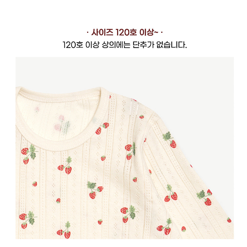 (Baby Boom) Spring Cotton Jacquard 3/4 Sleeve Pajama Set (2 Colors)