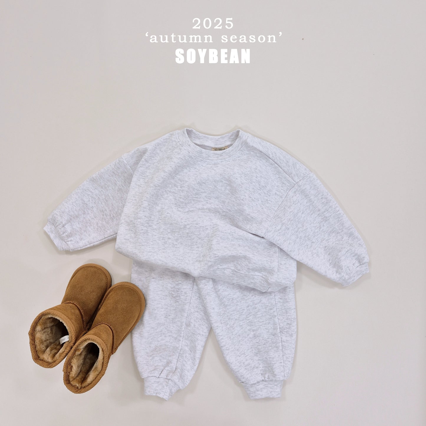(Pre-order) Soybean Kids - Fall Lollipop Top & Bottom Set 가을롤리팝상하복 (16 Colors)
