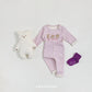(Pre-order) OOTTBEBE Winter - Checked Bear Pajama Set 체크베어실내복 (2 Colors)