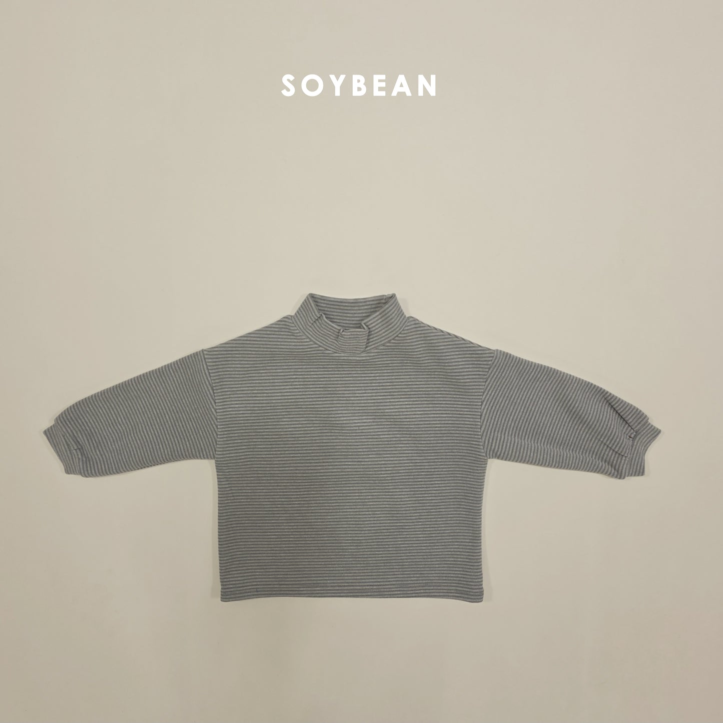 (Pre-order) Soybean Kids Winter - Cozy Soft Half-Neck Tee 폭닥폭닥반목티 (5 Colors)