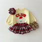 (Pre-order) Daily Bebe Winter - Kids' Merry Ruffle Skirt 메리 홀 스커트 (2 Colors)