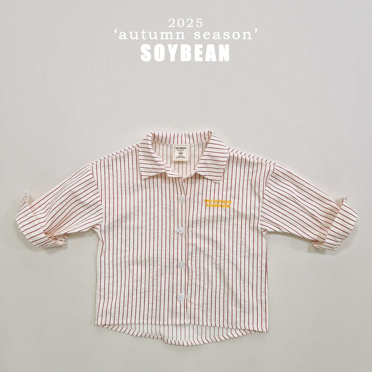 (Pre-order) Soybean Kids - Stra Comfort Stripe Shirt (2 Colors)