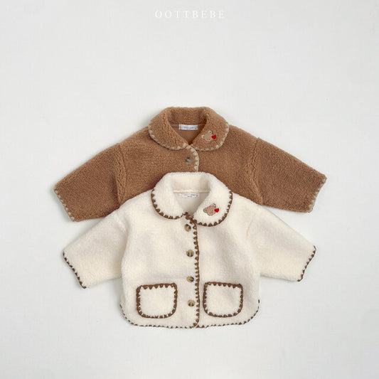 (Pre-order) OOTTBEBE - Mellow Bear Jacket 멜로베어자켓 (2 Colors)