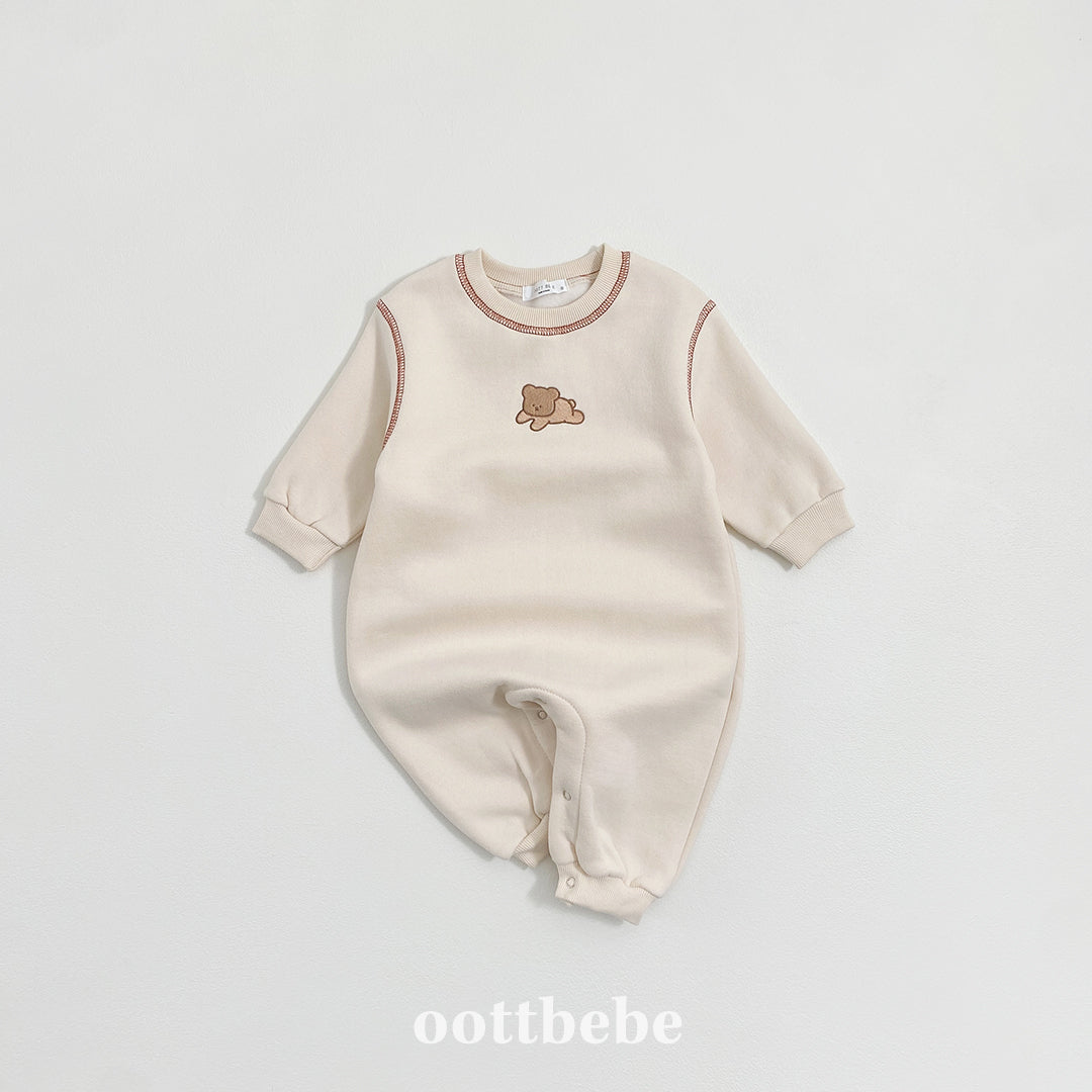 (Pre-order) OOTTBEBE Winter - Cozy Bear Full Suit 쿨쿨베어전신슈트 (2 Colors)