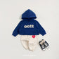 (Pre-order) OOTTBEBE Spring - Bouclé Hoodie 댄디부클후드맨투맨 (2 Colors)