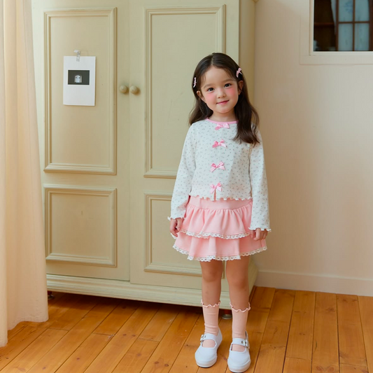 (Pre-order) Daily Bebe - Kids’ Lovely Ruffle Skirt 러블리 캉캉치마 (2 Colors)