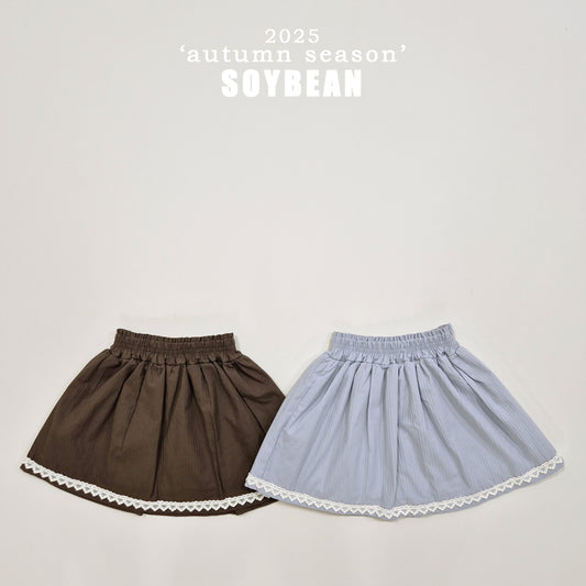 (Pre-order) Soybean Kids - Love Frill Skirt 러브스커트 (2 Colors)