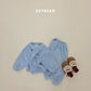 (Pre-order) Soybean Kids Winter - Minky Cozy Ribbed Fleece-Lined Top & Bottom Set 밍크코지상하복 (4 Colors)