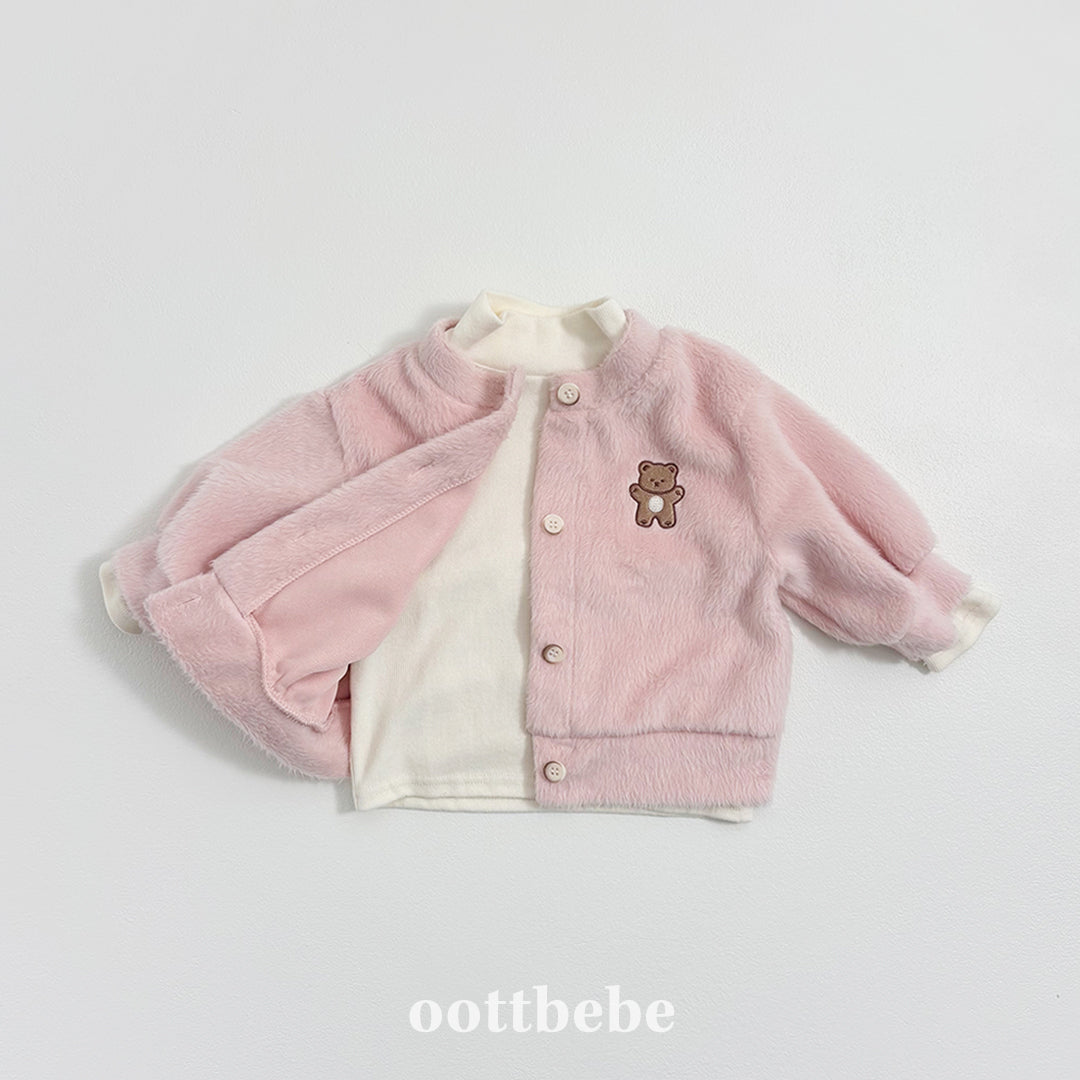 (Pre-order) OOTTBEBE Winter - Cotton Candy Cardigan 솜사탕 가디건 (4 Colors)