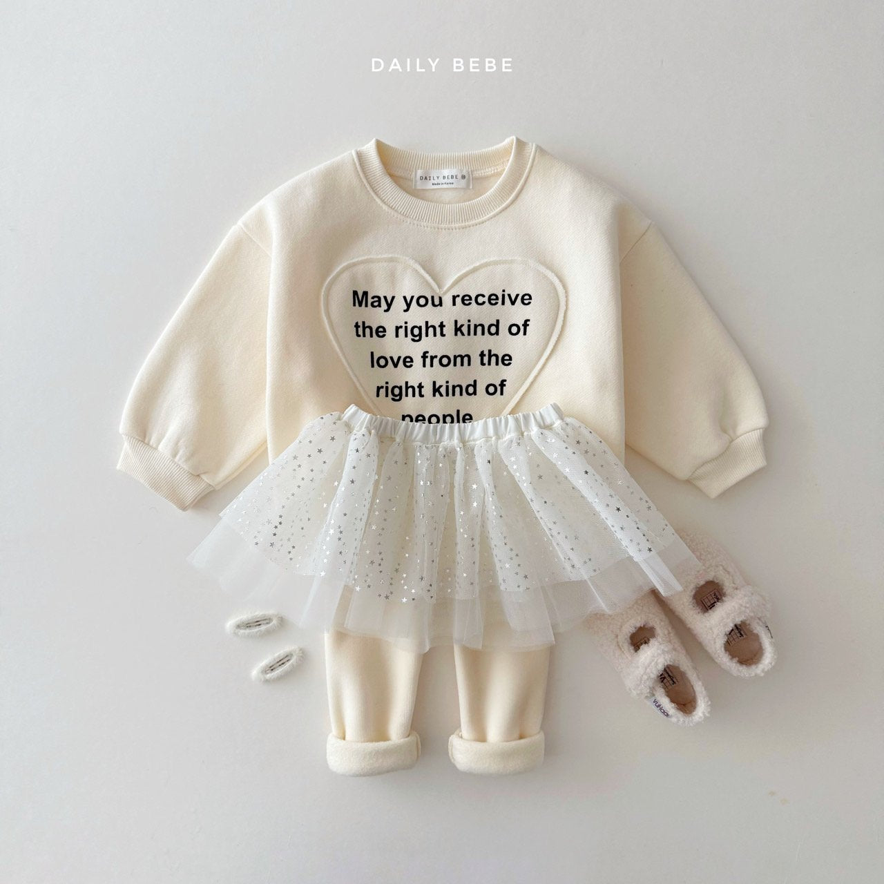 (Pre-order) Daily Bebe Winter - Kids’ Mink Basic Leggings 밍크 기본레깅스 (4 Colors)