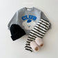 (Pre-order) Daily Bebe Winter - Kids' Club Bichon Fleece Sweatshirt 클럽 비숑 맨투맨 (2 Colors)