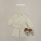 (Pre-order) Soybean Kids Winter - Mochi Square Top & Bottom Set 모찌스퀘어상하 (2 Colors)