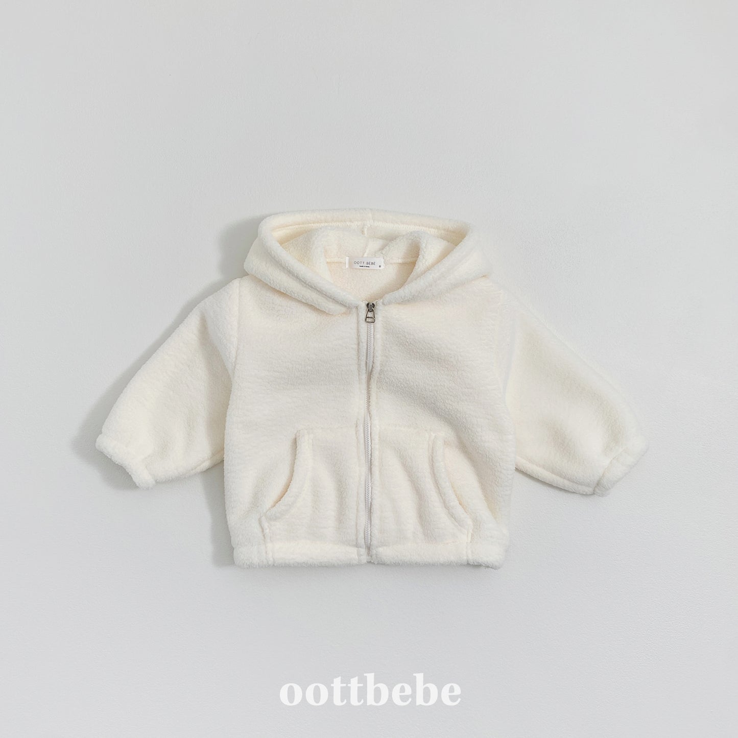 (Pre-order) OOTTBEBE Winter - Marshmallow Cloud Fleece Zip-Up Jacket 말랑구름후리스집업점퍼 (5 Colors)