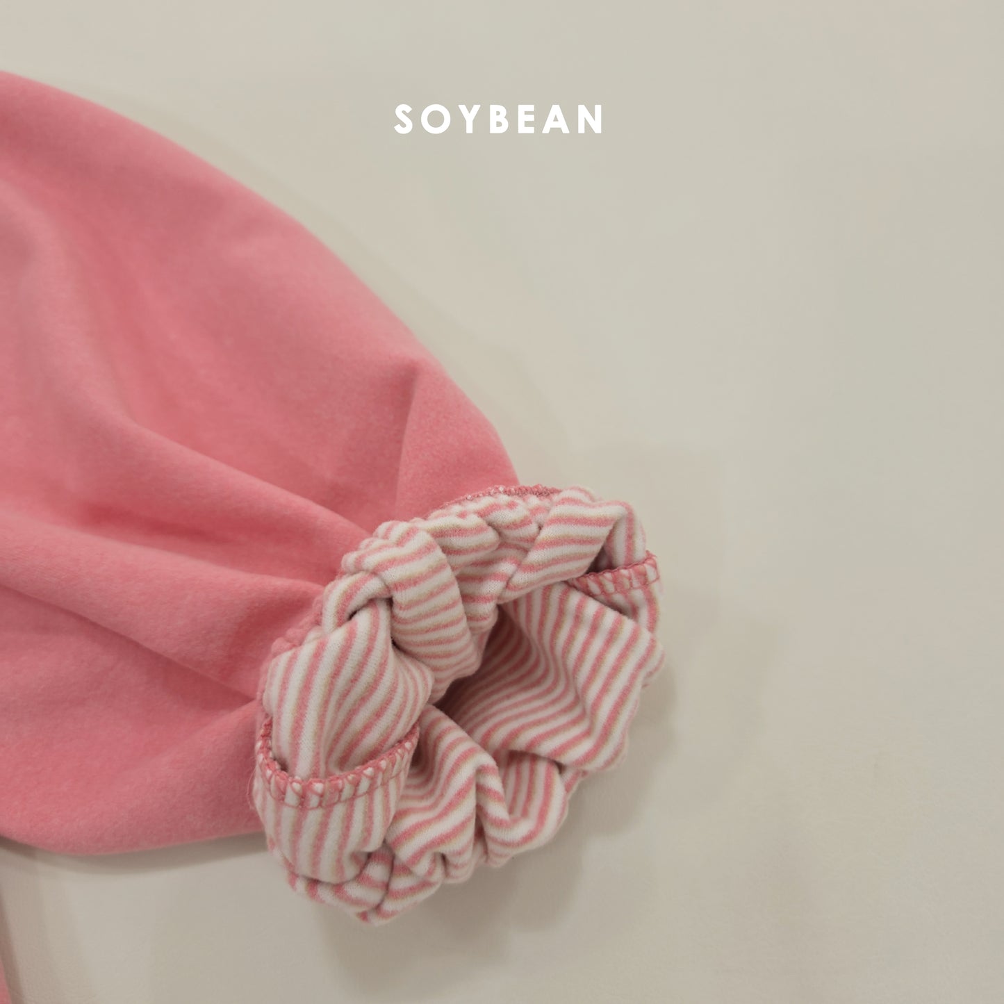 (Pre-order) Soybean Kids Winter - Bong Bong Stripe Fleece-Lined Top & Bottom Set 봉봉단가라상하 (3 Colors)
