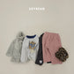 (Pre-order) Soybean Kids Winter - Ski Bear Fleece-Lined Sweatshirt 스키곰양기모맨투맨 (2 Colors)