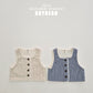 (Pre-order) Soybean Kids - Little Lace Vest 꼬마레이스조끼 (2 Colors)