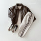 (Pre-order) Daily Bebe - Kids' Faux Leather Jacket 깨죽자켓 (2 Colors)