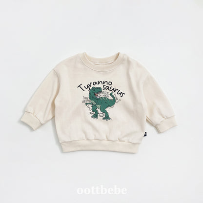 (In-stock) OOTTBEBE - Dino Sweatshirt 공룡맨투맨 (3 Colors)
