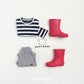 (Pre-order) OOTTBEBE -  Mix Stripe Knit Tee 믹스단가라티(니트) (2 Colors)