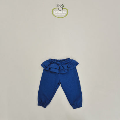 (Pre-order) Soybean Kids - Ruffled Skirt Jogger Pants 프릴치마조거팬츠 (3 Colors)