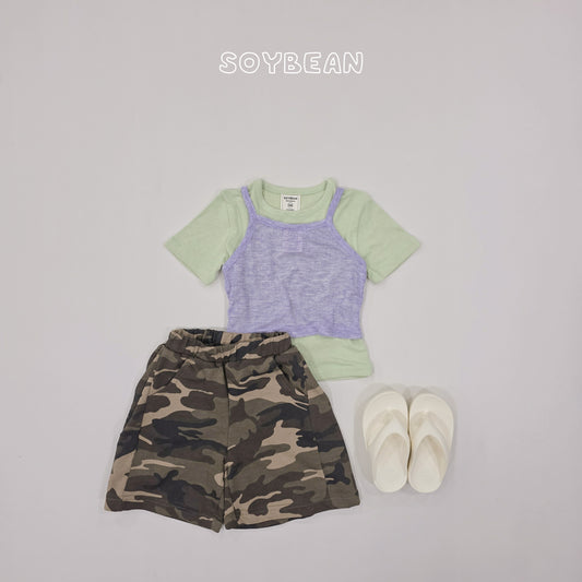 (Pre-order) Soybean Kids Summer - Camo Bermuda Pants 카모버뮤다팬츠 (2 Colors)