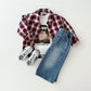 (Pre-order) Daily Bebe - Kids' Autumn Check Shirt 어텀체크셔츠 (2 Colors)