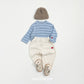 (Pre-order) OOTTBEBE -  Mix Stripe Knit Tee 믹스단가라티(니트) (2 Colors)