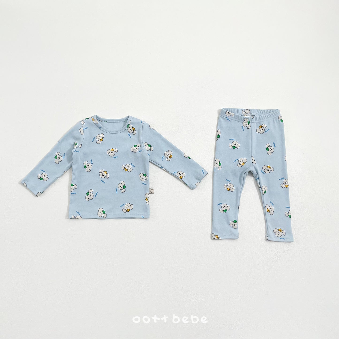 (Pre-order) OOTTBEBE Spring - Picnic Cotton Pajama Set 나들이실내복 (4 Colors)