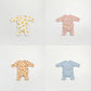 (Pre-order) OOTTBEBE Spring - Picnic Cotton Romper 나들이슈트세트 (4 Colors)