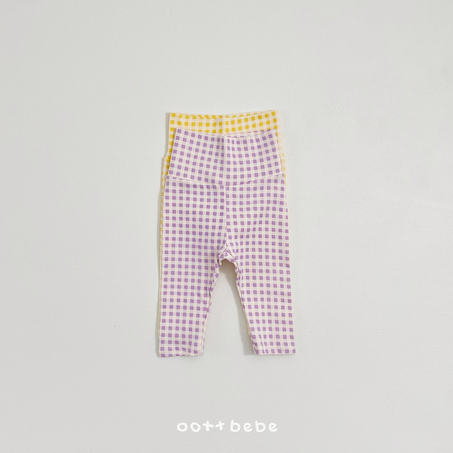 (Pre-order) OOTTBEBE Winter - Checked Bear Full Bodysuit 체크베어슈트 (2 Colors)