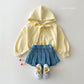 (Pre-order) Daily Bebe Summer- Kids’ Ribbon Hoodie Zip-Up 리본 후드집업 (3 Colors)