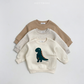 (Pre-order) OOTTBEBE - Winter Dinosaur Sweatshirts 아기공룡맨투맨 (3 Colors)